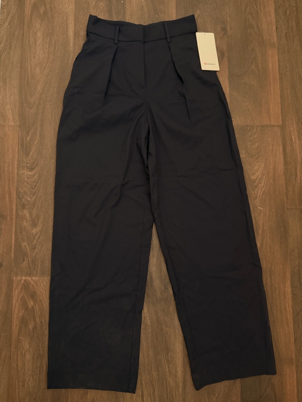 Lululemon Navy size 4 Wide-Leg High Rise Dress Pants
